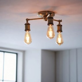 Spot Endon 97243 HAL 3xE27/10W/230V alamă