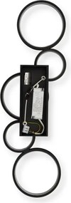 BRILAGI - Plafonieră LED reglabilă RINGO LED/34W/230V negru + telecomandă