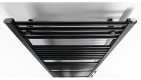 Radiator portprosop electric pentru baie Aqualine DIRECT-E 800W/230V 168 cm negru mat