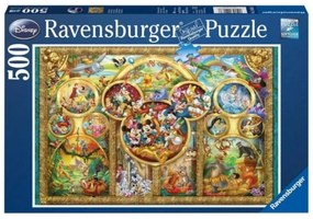 PUZZLE FAMILIA DISNEY, 500 PIESE - RAVENSBURGER (RVSPA14183)