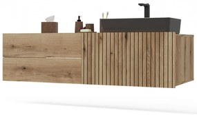 Dulap sub lavoar Terca 2 (stejar evoke). 1133039