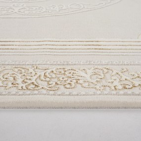 Covor Modern Living , Dormitor Dreptunghiular Asia F224A Gold (Alege dimensiunea: 80 x 150)