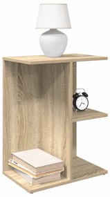 vidaXL Noptiere 2 buc Stejar Sonoma 46,5x29x61 cm Lemn prelucrat