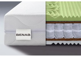 Saltea fermă/mediu-fermă cu arcuri reversibilă 160x200 cm Visco Sleep – BENAB