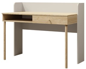 Masă PC Yoda 11 (bej deschis + stejar uleios). 1087376