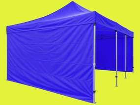 Cort pliabil 6 × 4 m – aluminiu HEXAGON, Albastru