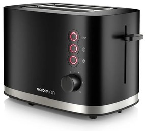 Prăjitor de pâine cu două fante și accesoriu Niceboy ION Cruncher C3 870W/230V negru