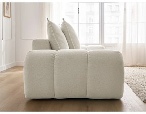 Canapea albă cu tapițerie din chenille 278 cm Everest – Bobochic Paris