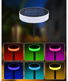 Immax NEO 07910L-LED RGB lampă solară LED 1W 5V rotundă IP54 Tuya dimabilă