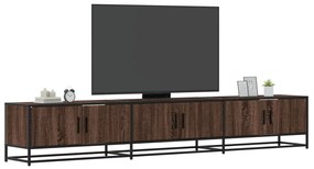 vidaXL Comodă TV, stejar maro, 240x35x41 cm, lemn prelucrat