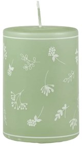 Lumânare Unipar Fleur, durată ardere 48 h, verde