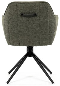 Set de scaune de sufragerie cu mecanism deîntoarcere HC-536 GRN2, 2 buc.