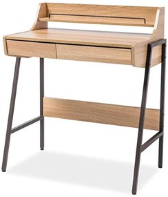 Birou MDF/stejar B-168 maro inchis