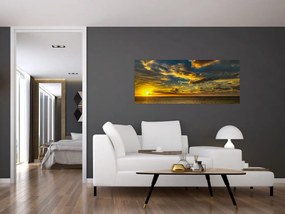 Apus de soare la mare (120x50 cm)