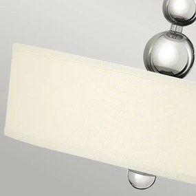 Hinkley HK-ZELDA-P-B-PN - Candelabru cu lanț ZELDA, 3xE27/60W/230V, crom lucios