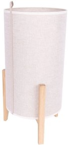 Spot-Light 72729174 - Lampă de masă CASIOPEA, 1xE27/40W/230V, stejar