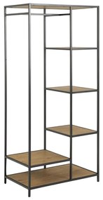 Cuier SARON stejar/negru