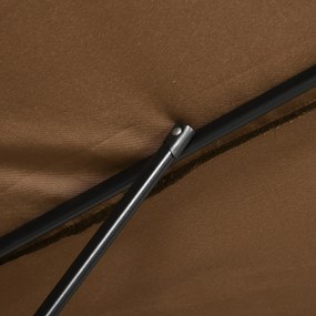 Outsunny Umbrela de Gradina Dreptunghiulara 195×295 cm – Alb | Aosom Romania