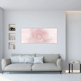 Tablou - Mandala roz (120x50 cm)
