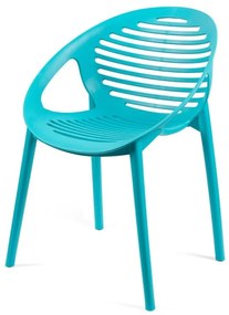Scaun de grădină turcoaz din plastic Joanna – Bonami Selection