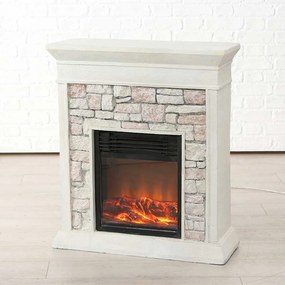 SEMINEU ELECTRIC BASKO, 68X29X79 CM, 1800 W, METAL, ALB