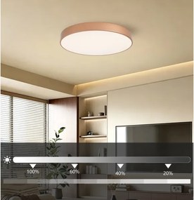 Brilagi - Lampă de tavan LED reglabilă POOL, 60 W / 230 V, Ø 60 cm, bronz, cu telecomandă
