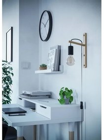 Aplică Eglo 44013 POCKLEY 1xE27/10W/230V maro/negru