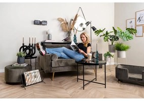 Vază din sticlă PT LIVING Morgana, înălțime 35 cm, maro