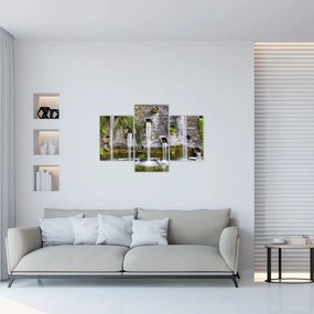 Tablou - Zid de piatră, Hamburg, Germania (90x60 cm)