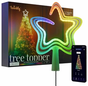 Stea LED RGB dimabilă de Crăciun Twinkly TWTT030SPP-GUSB 76xLED USB Wi-Fi