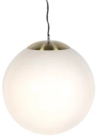 Lampă suspendată scandinavă din sticlă opal 50 cm - Ball 50