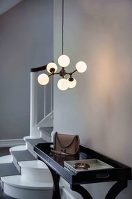 Halo Design 736546 - Lustră pe cablu ATOM 6xG9/28W/230V Ø45 cm negru/alb