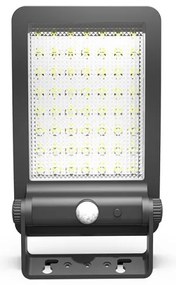 Proiector solar LED cu senzor LED/5W/3,7V 4000K IP54 negru