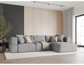 Colțar gri deschis (cu colț pe partea dreaptă) Esther – Milo Casa