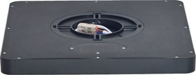 Fulgur s-43101 - Plafonieră LED NOMY, 24 W, 230 V, CCT, IP40, 30 x 30 cm, neagră