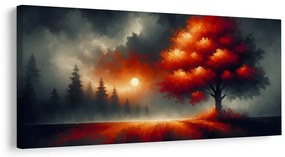 Tablou arborele vieții la apus