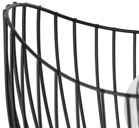 Lampă de masă modernă neagră 20 cm - Pua