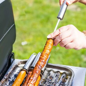 Set ustensile pentru gratar/BBQ, 10 piese, inox, Klausberg KB7901