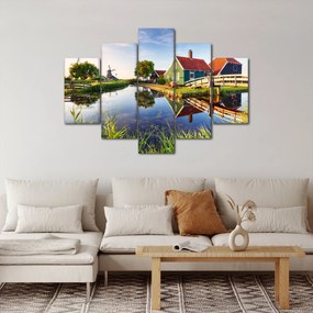 Tablou cu mori din Olanda (150x105 cm)