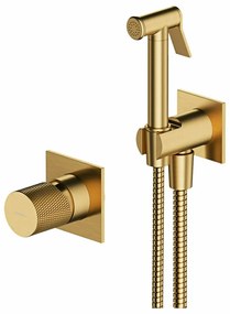Dus igienic pentru montaj ascuns Omnires Contour auriu periat