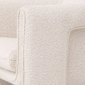Fotoliu LUX design elegant Toto, Boucle cream