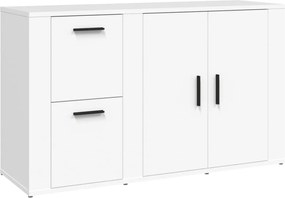 vidaXL Servantă, alb, 100x33x59,5 cm, lemn prelucrat