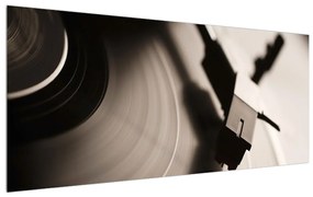 Tablou cu detailu cu palcă de gramofon (120x50 cm), în 40 de alte dimensiuni noi