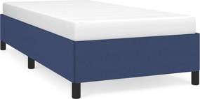 vidaXL Cadru de pat fără saltea țesătură albastră 80x200 cm