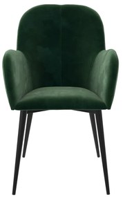 Scaun de sufragerie verde tapițat Fitz – Støraa