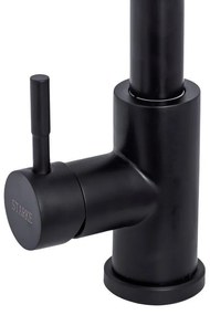 Baterie Bucătărie cu Duș Extractibil, Inox Negru Model HS004 – Design Modern și Funcționalitate pentru Orice Bucătărie