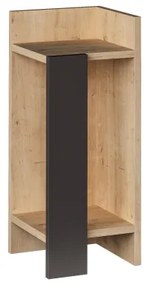 Noptieră ELOS 60x25 cm maro/antracit