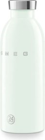 Sticla termos SMEG Clima 50's Style WBF01PG, 500 ml, Inchidere ermetica, Pereti dubli, Otel inoxidabil 18/8, Verde