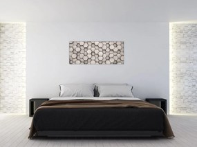 Tablou - Hexagoane design beton (120x50 cm)