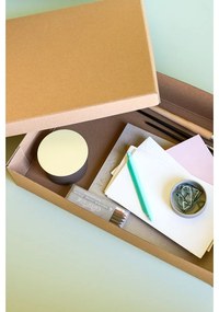 Cutie de depozitare din metal cu capac/decorativă District – Hübsch